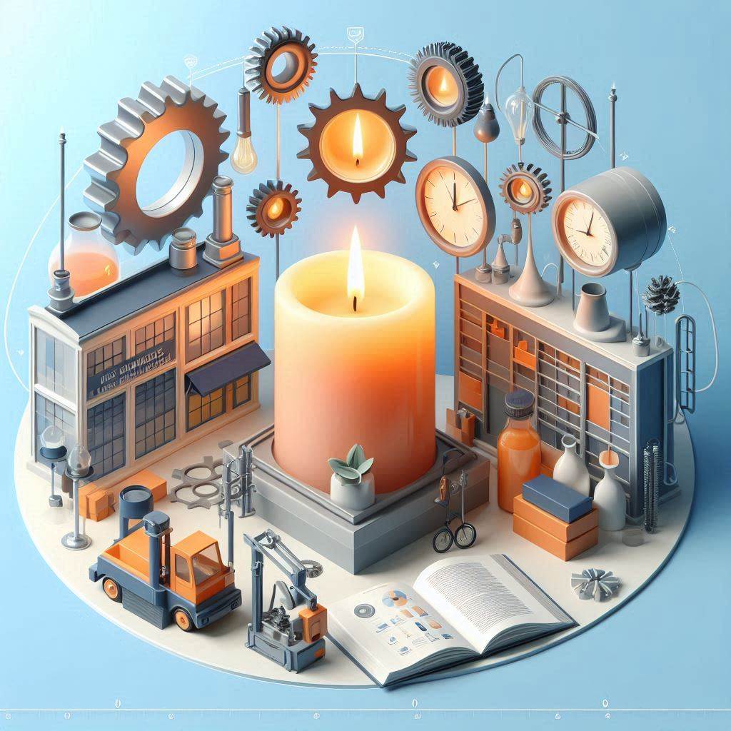 Candle Company Illustration